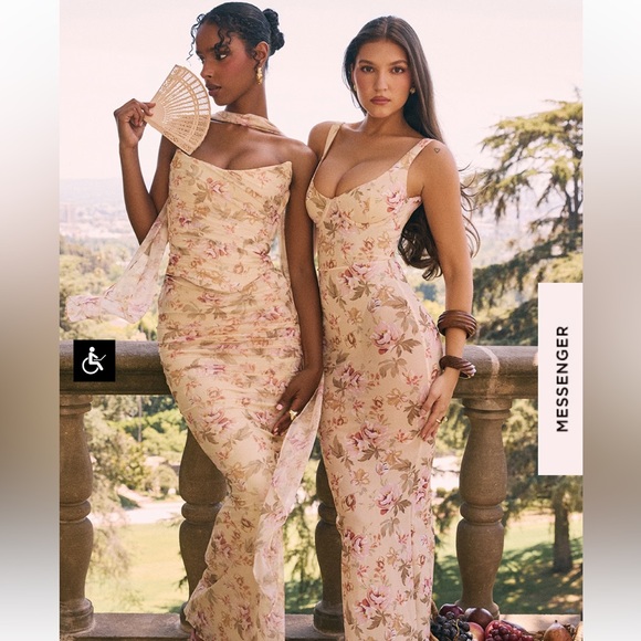 CASSIDY

HONEYFLOWER PRINT FLUTED HEM MAXI SKIRt and CORSET - Picture 7 of 7